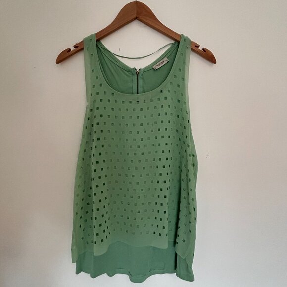 Pull & Bear Lazer Cut Top - Picture 1 of 4